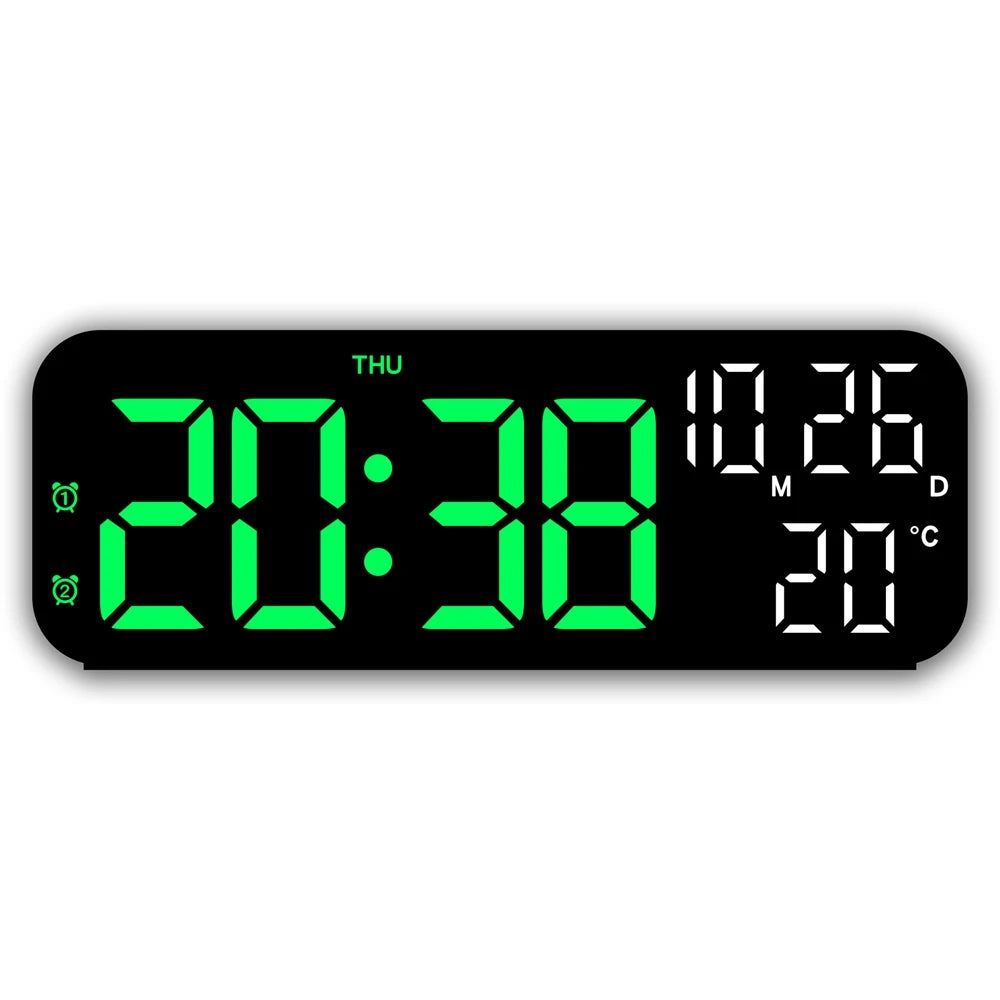 Digital LED Alarm Clock With Temperature And Night Mode