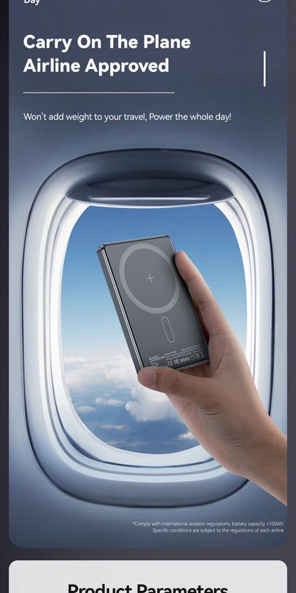 Essager Magnetic Wireless Power Bank 5000mAh 20W Fast Charging for iPhone