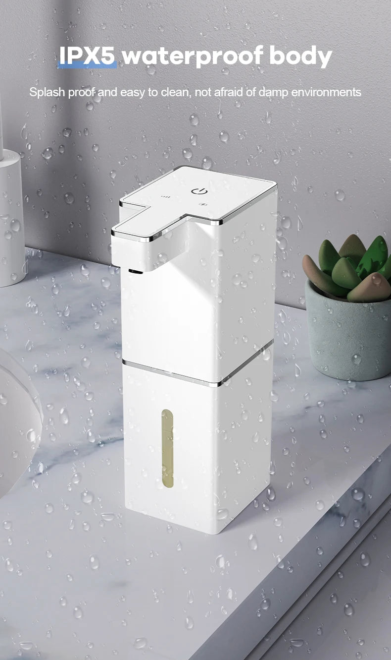 DONASIRA Wall Mounted Touchless Soap Dispenser for Kitchen and Bath