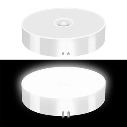 Super Cheese PIR Motion Sensor LED Night Light USB Rechargeable for Closets