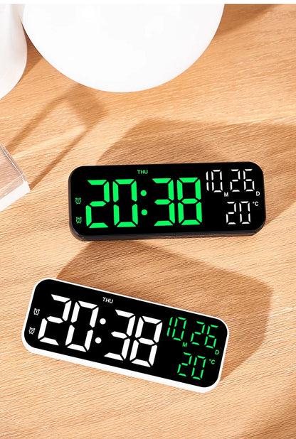 Digital LED Alarm Clock With Temperature And Night Mode