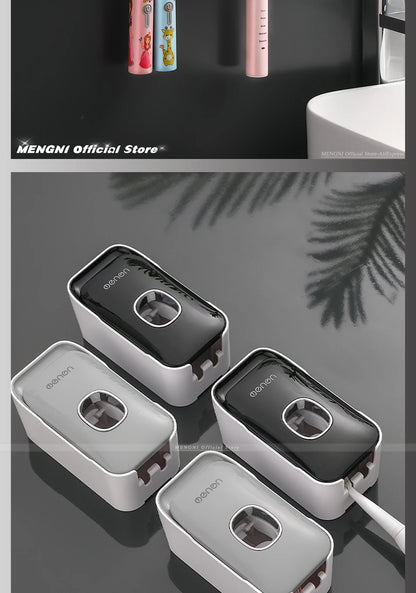 MENGNI Wall Mounted Toothpaste Dispenser For Busy Families