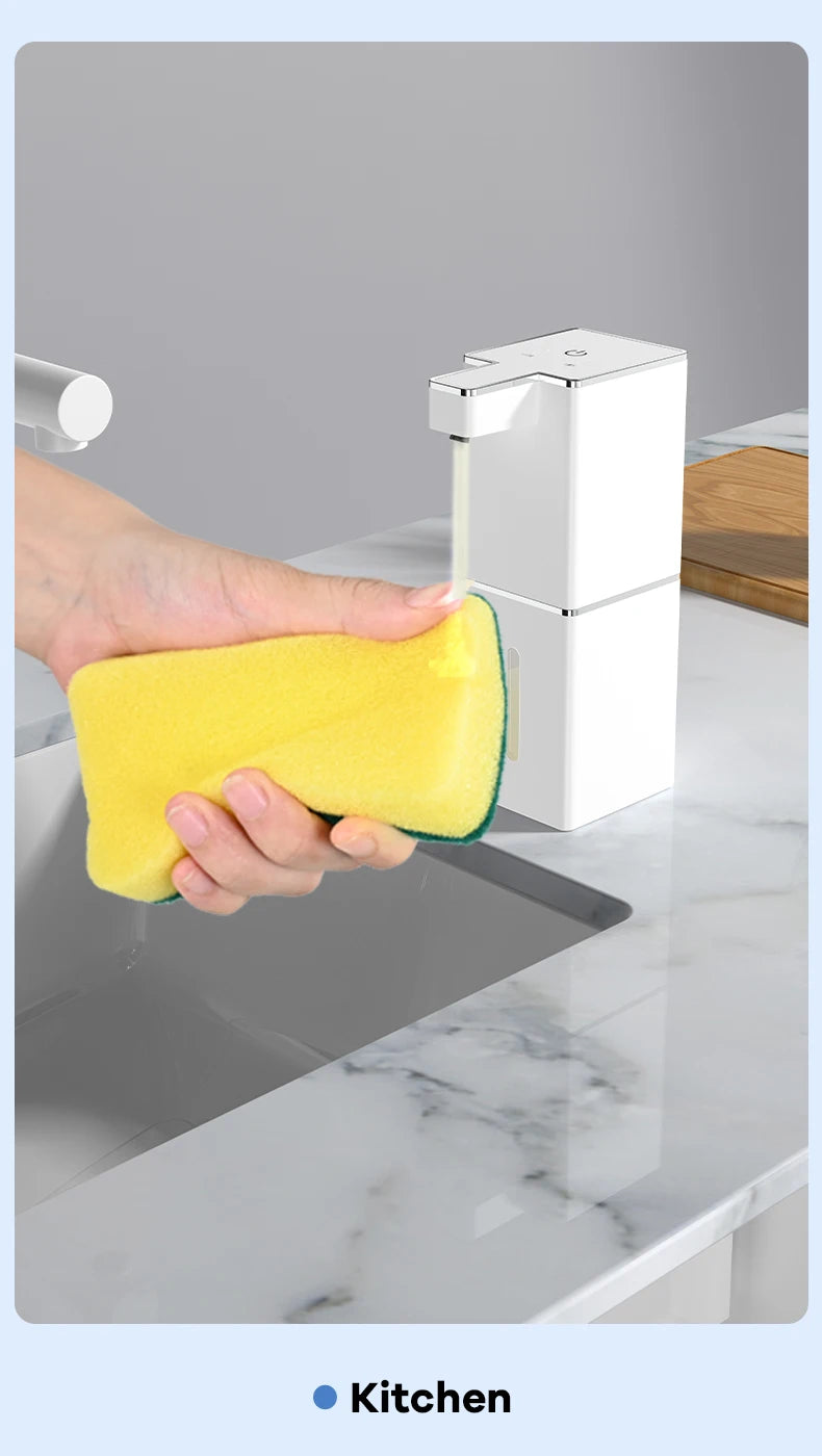 DONASIRA Wall Mounted Touchless Soap Dispenser for Kitchen and Bath