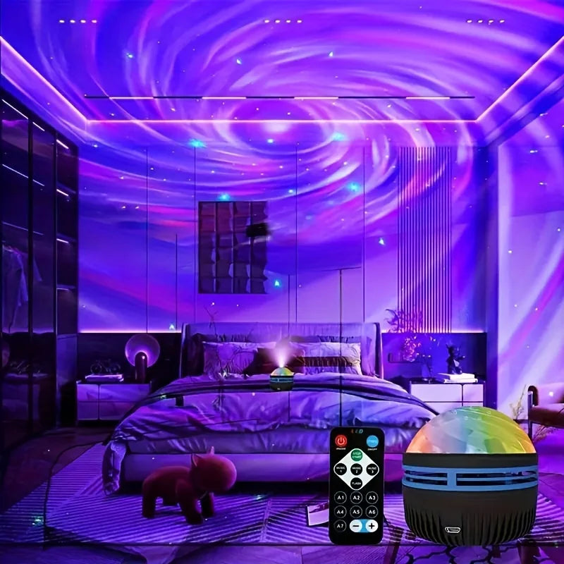 Saimili Galaxy Projector Night Light Remote for Kids Rooms