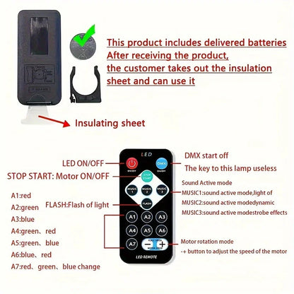 Saimili Galaxy Projector Night Light Remote for Kids Rooms