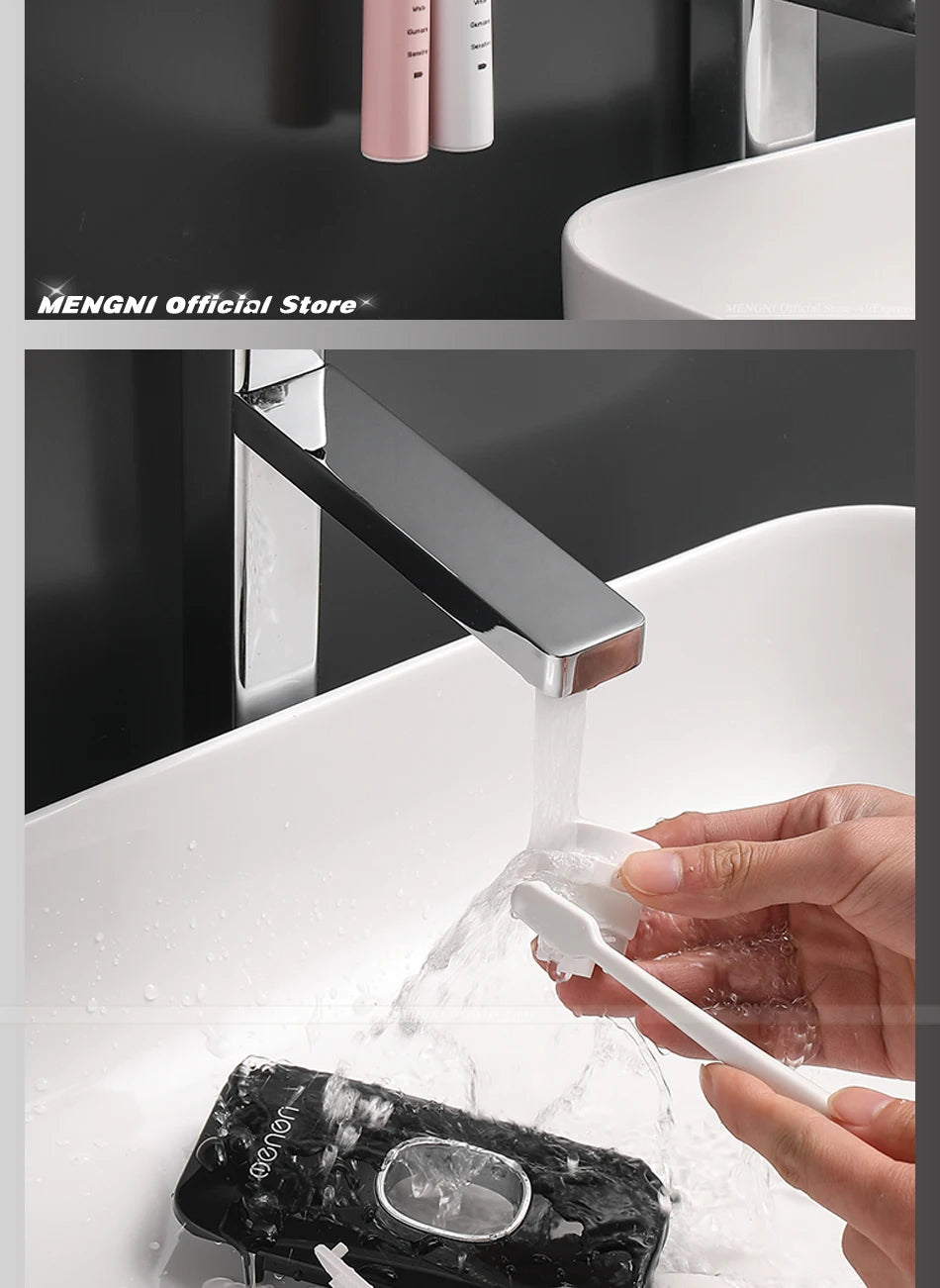 MENGNI Wall Mounted Toothpaste Dispenser For Busy Families