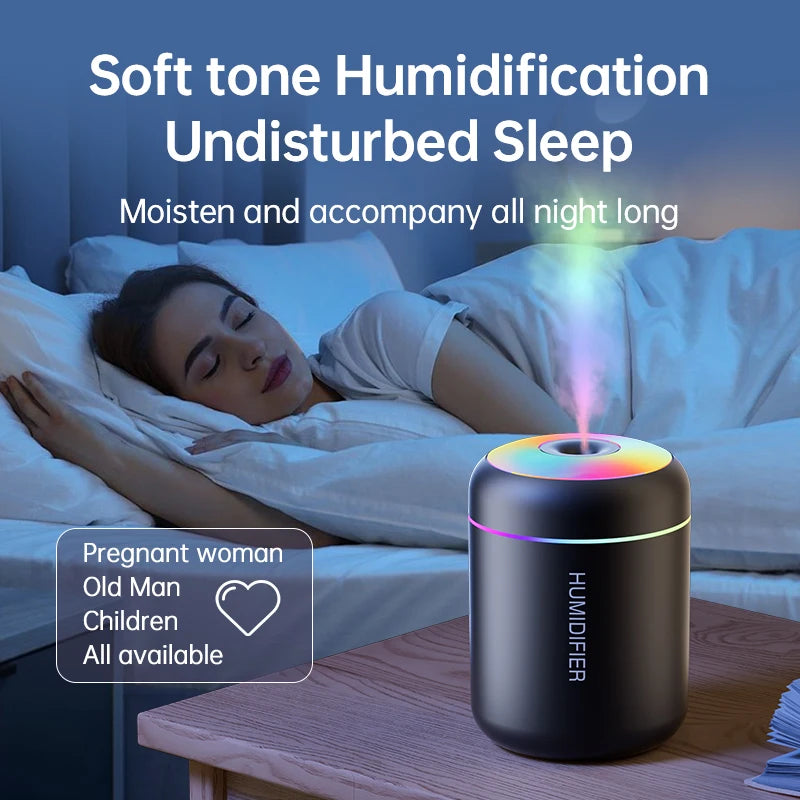 Searide Mini USB Humidifier With Aroma Mist For Home And Car