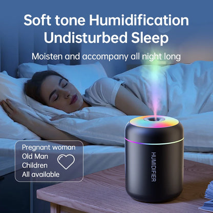 Searide Mini USB Humidifier With Aroma Mist For Home And Car