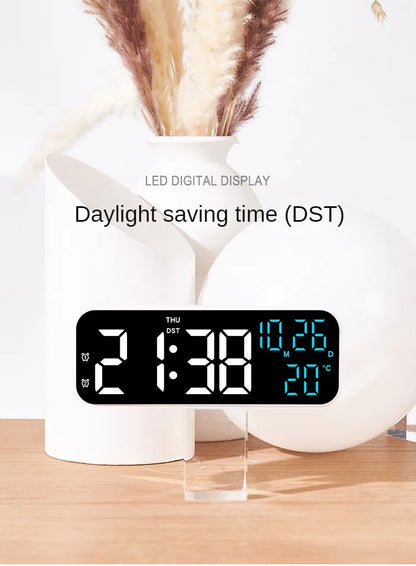 Digital LED Alarm Clock With Temperature And Night Mode