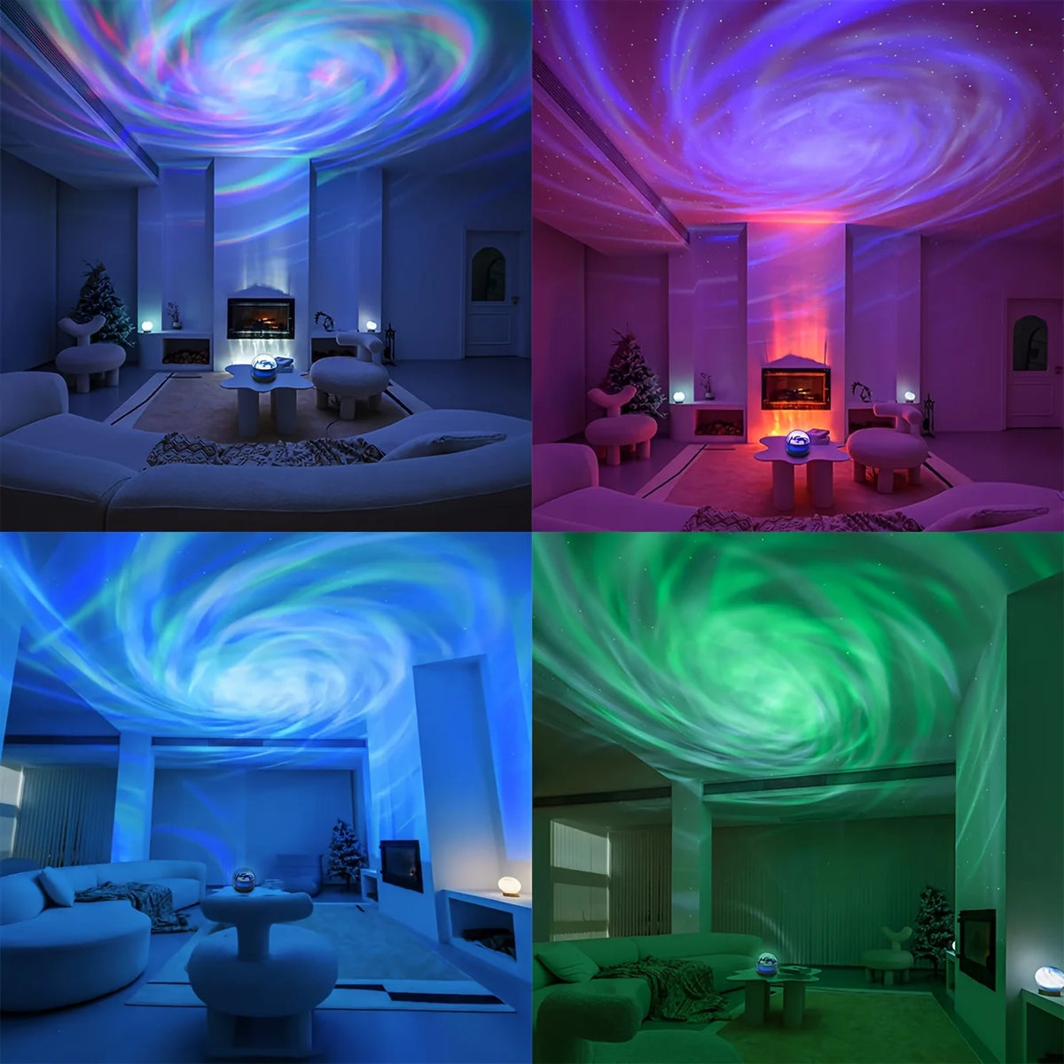 Saimili Galaxy Projector Night Light Remote for Kids Rooms