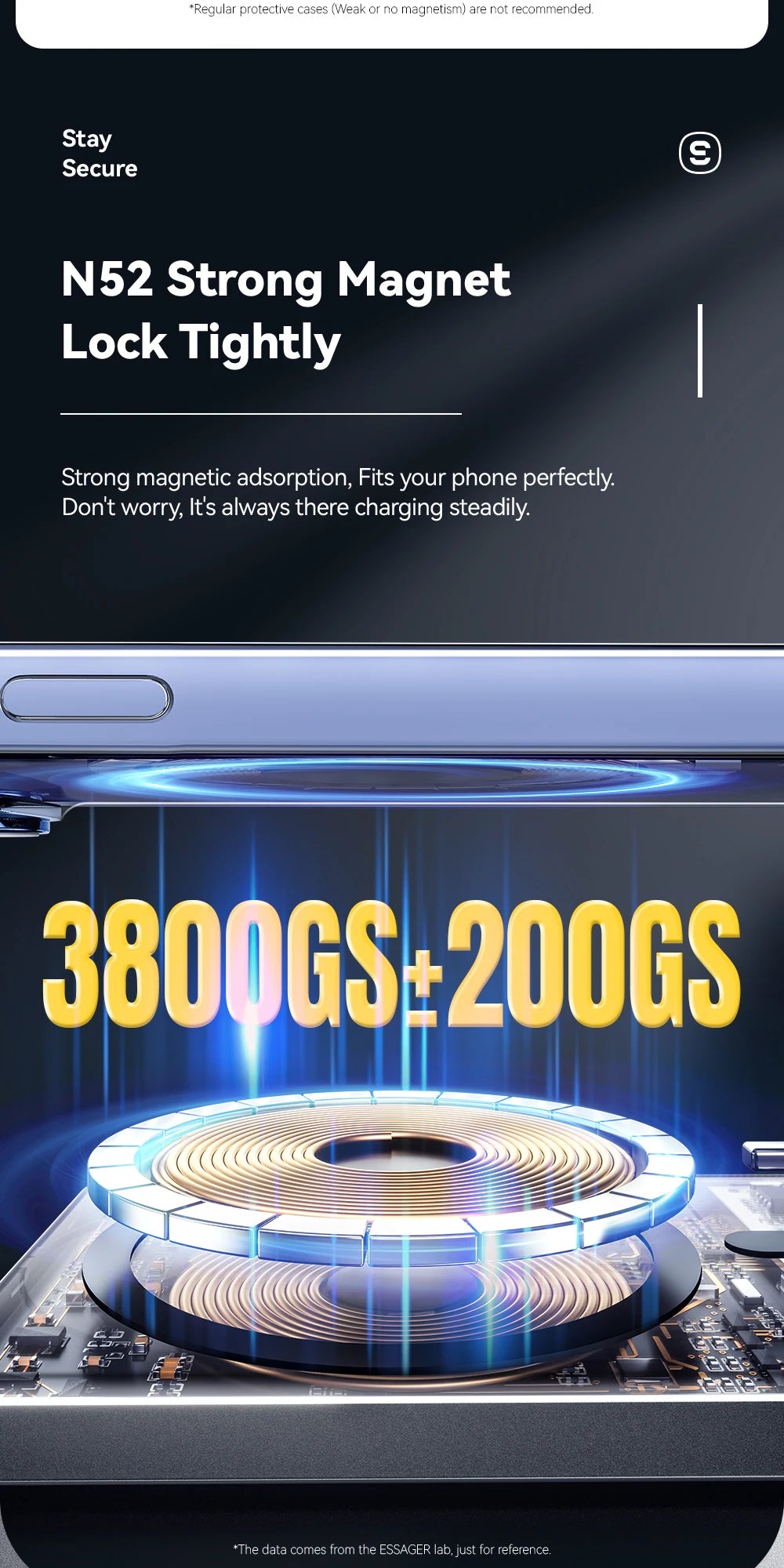 Essager Magnetic Wireless Power Bank 5000mAh 20W Fast Charging for iPhone