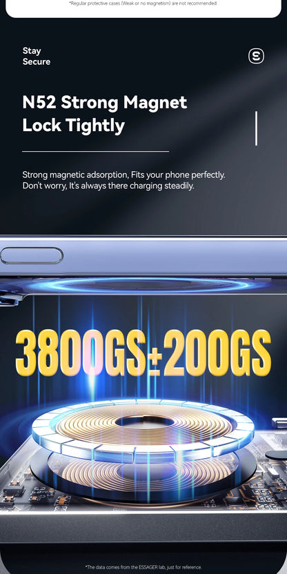 Essager Magnetic Wireless Power Bank 5000mAh 20W Fast Charging for iPhone