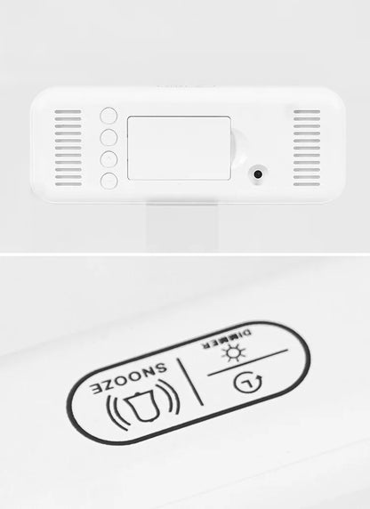 Digital LED Alarm Clock With Temperature And Night Mode