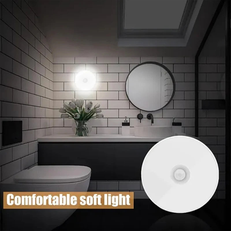 Super Cheese PIR Motion Sensor LED Night Light USB Rechargeable for Closets