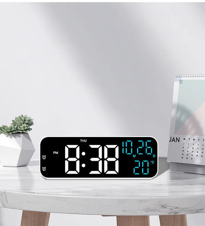 Digital LED Alarm Clock With Temperature And Night Mode
