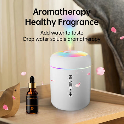 Searide Mini USB Humidifier With Aroma Mist For Home And Car