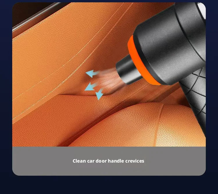 Portable Car Vacuum Cleaner With 2 In 1 Suction Blower