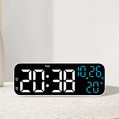 Digital LED Alarm Clock With Temperature And Night Mode