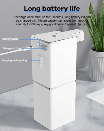 DONASIRA Wall Mounted Touchless Soap Dispenser for Kitchen and Bath