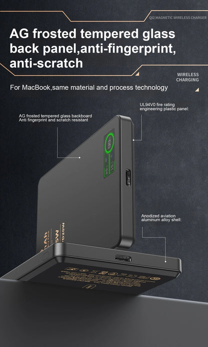 CrownQu Fast Magnetic Wireless Power Bank for iPhone Users