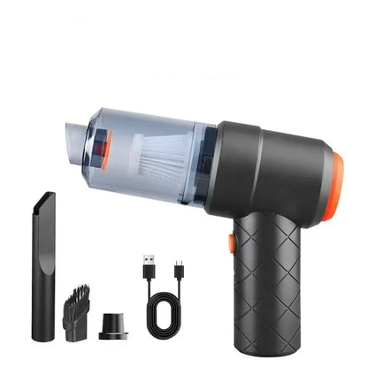 Portable Car Vacuum Cleaner With 2 In 1 Suction Blower