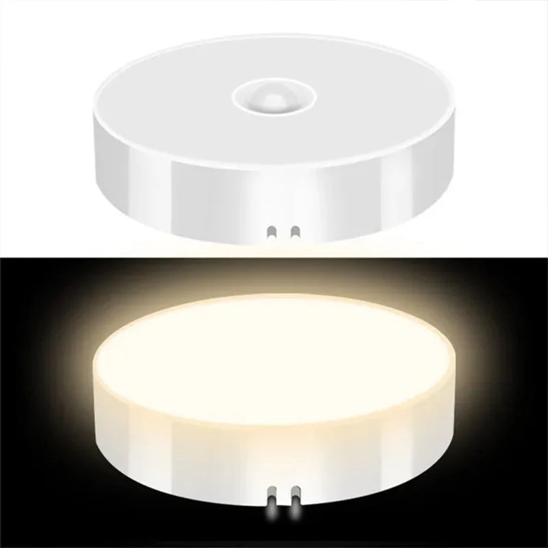 Super Cheese PIR Motion Sensor LED Night Light USB Rechargeable for Closets