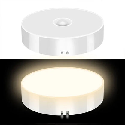 Super Cheese PIR Motion Sensor LED Night Light USB Rechargeable for Closets