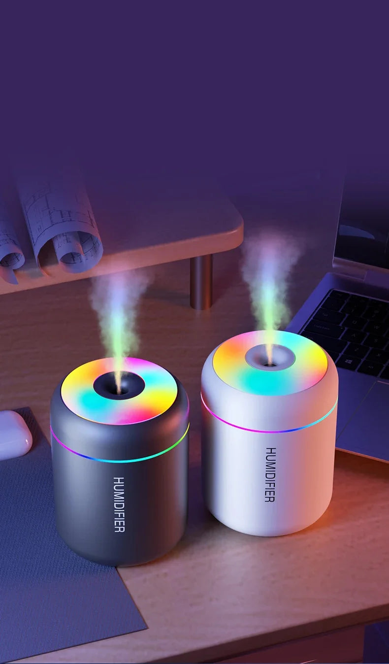 Searide Mini USB Humidifier With Aroma Mist For Home And Car