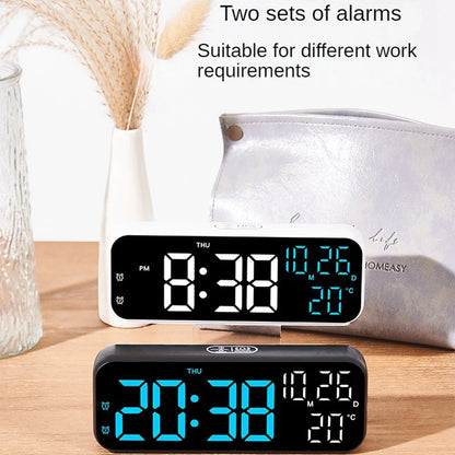 Digital LED Alarm Clock With Temperature And Night Mode
