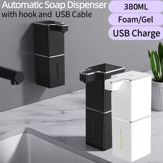 DONASIRA Wall Mounted Touchless Soap Dispenser for Kitchen and Bath