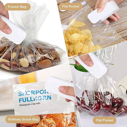 Mini Heat Bag Sealer, Handheld Food Saver for Home Cooks