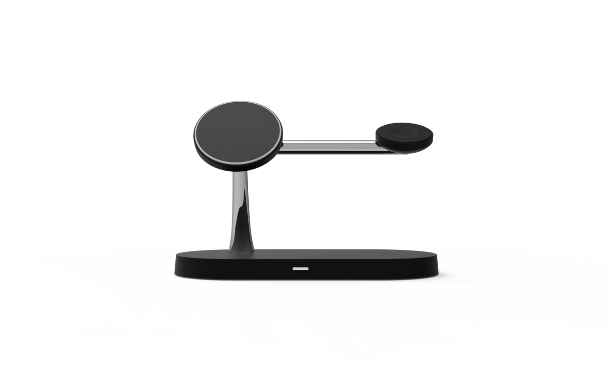 AVXRUA Fast 3-in-1 Wireless Charger Stand for Apple Users