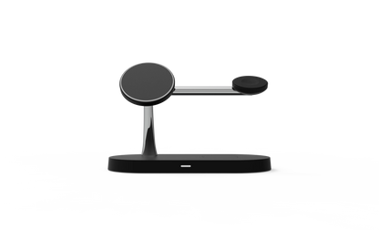 AVXRUA Fast 3-in-1 Wireless Charger Stand for Apple Users