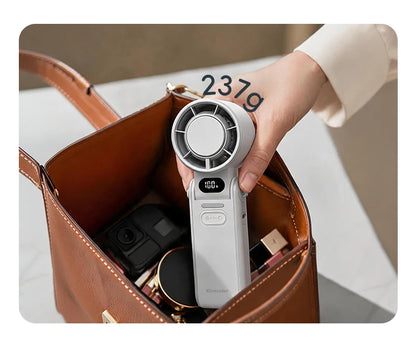 Kinscoter Handheld Fan, 100-Speed Cooling for Travel