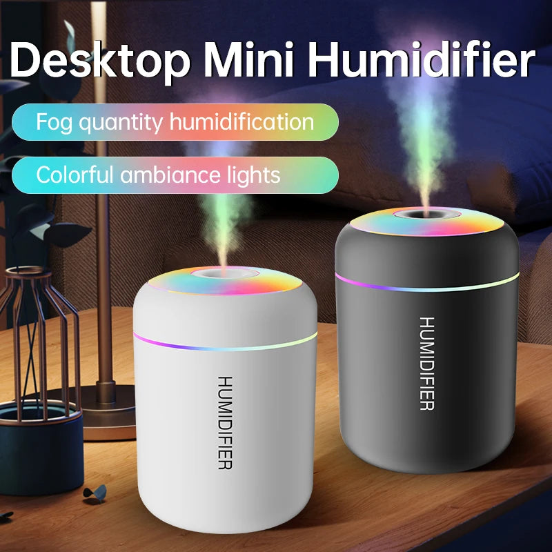 Searide Mini USB Humidifier With Aroma Mist For Home And Car