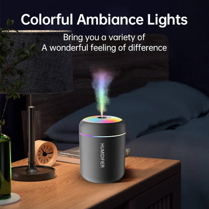 Searide Mini USB Humidifier With Aroma Mist For Home And Car