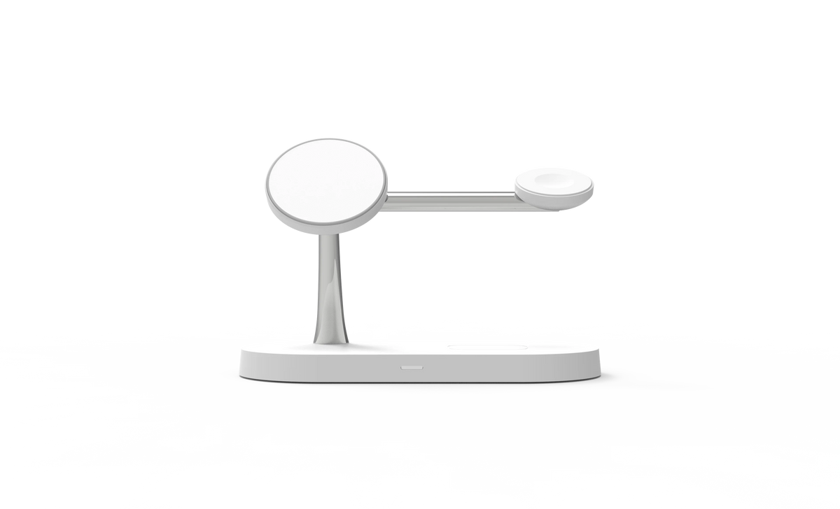 AVXRUA Fast 3-in-1 Wireless Charger Stand for Apple Users