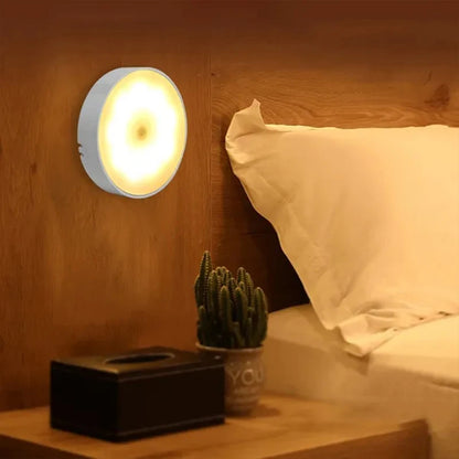 Super Cheese PIR Motion Sensor LED Night Light USB Rechargeable for Closets