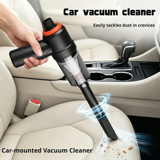 Portable Car Vacuum Cleaner With 2 In 1 Suction Blower