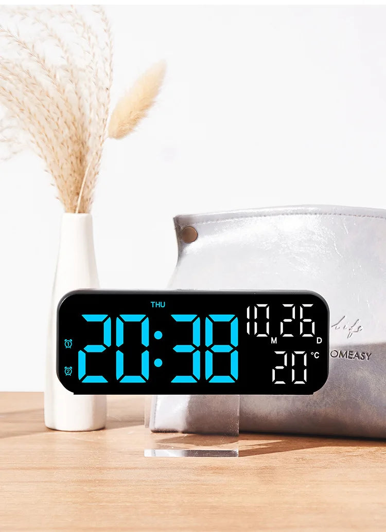 Digital LED Alarm Clock With Temperature And Night Mode